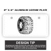 2" X 4" Aluminum License Plate  Thumbnail