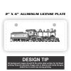 2" X 4" Aluminum License Plate  Thumbnail