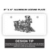 2" X 4" Aluminum License Plate  Thumbnail