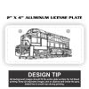 2" X 4" Aluminum License Plate  Thumbnail