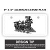 2" X 4" Aluminum License Plate  Thumbnail