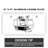 2" X 4" Aluminum License Plate  Thumbnail