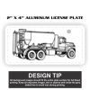 2" X 4" Aluminum License Plate  Thumbnail