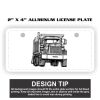 2" X 4" Aluminum License Plate  Thumbnail