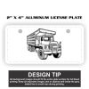 2" X 4" Aluminum License Plate  Thumbnail