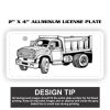 2" X 4" Aluminum License Plate  Thumbnail
