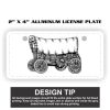 2" X 4" Aluminum License Plate  Thumbnail
