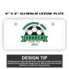 2" X 4" Aluminum License Plate  Thumbnail