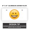 2" X 4" Aluminum License Plate  Thumbnail
