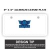 2" X 4" Aluminum License Plate  Thumbnail