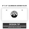 2" X 4" Aluminum License Plate  Thumbnail