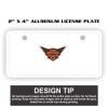 2" X 4" Aluminum License Plate  Thumbnail