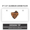 2" X 4" Aluminum License Plate  Thumbnail