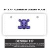 2" X 4" Aluminum License Plate  Thumbnail