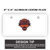 2" X 4" Aluminum License Plate  Thumbnail