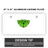 2" X 4" Aluminum License Plate  Thumbnail