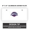 2" X 4" Aluminum License Plate  Thumbnail