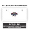 2" X 4" Aluminum License Plate  Thumbnail