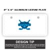 2" X 4" Aluminum License Plate  Thumbnail