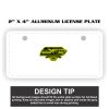 2" X 4" Aluminum License Plate  Thumbnail