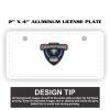2" X 4" Aluminum License Plate  Thumbnail