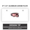 2" X 4" Aluminum License Plate  Thumbnail