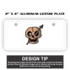 2" X 4" Aluminum License Plate  Thumbnail