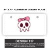 2" X 4" Aluminum License Plate  Thumbnail