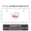 2" X 4" Aluminum License Plate  Thumbnail