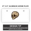 2" X 4" Aluminum License Plate  Thumbnail