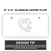 2" X 4" Aluminum License Plate  Thumbnail