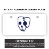 2" X 4" Aluminum License Plate  Thumbnail