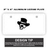 2" X 4" Aluminum License Plate  Thumbnail