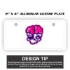 2" X 4" Aluminum License Plate  Thumbnail