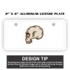 2" X 4" Aluminum License Plate  Thumbnail