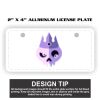 2" X 4" Aluminum License Plate  Thumbnail