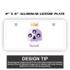 2" X 4" Aluminum License Plate  Thumbnail