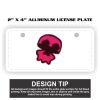 2" X 4" Aluminum License Plate  Thumbnail