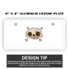 2" X 4" Aluminum License Plate  Thumbnail