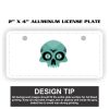 2" X 4" Aluminum License Plate  Thumbnail