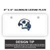 2" X 4" Aluminum License Plate  Thumbnail
