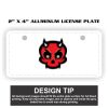 2" X 4" Aluminum License Plate  Thumbnail