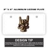 2" X 4" Aluminum License Plate  Thumbnail