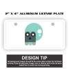 2" X 4" Aluminum License Plate  Thumbnail