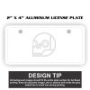 2" X 4" Aluminum License Plate  Thumbnail