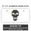 2" X 4" Aluminum License Plate  Thumbnail
