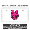 2" X 4" Aluminum License Plate  Thumbnail