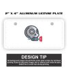 2" X 4" Aluminum License Plate  Thumbnail