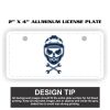 2" X 4" Aluminum License Plate  Thumbnail