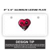 2" X 4" Aluminum License Plate  Thumbnail